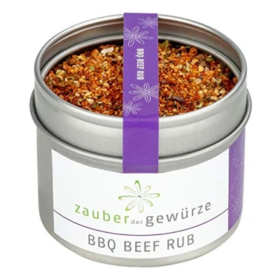 Abbildung von Zauber der Gewürze BBQ Beef Rub, Rub Gewürzmischung, Premium Grillgewürz zum Marinieren von Fleisch Aroma Booster für Steaks &amp; Co, 70 g