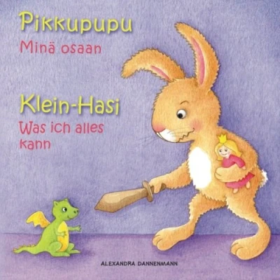 Abbildung von Klein Hasi Was ich alles kann, Pikkupupu Minä osaan: Bilderbuch Deutsch Finnisch (zweisprachig/bilingual) ab 2 Jahren
