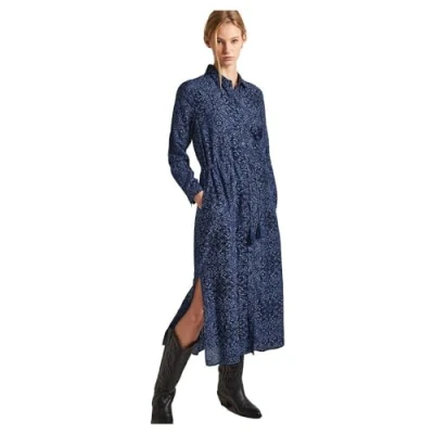 Abbildung von Pepe Jeans Damen Pazzi Kleid, Blau (Dulwich Blue), L