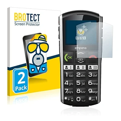 Abbildung von BROTECT Entspiegelungs Schutzfolie für Emporia Simplicity (2 Stück) Matte Displayschutz Folie, Anti Reflex, Fingerprint