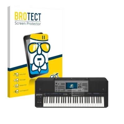Abbildung von BROTECT Schutzglas für Yamaha PSR A5000 Schutzfolie Panzer Folie Glas [Extrem Kratzfest 9H, Anti Fingerprint, Ultra Transparent]