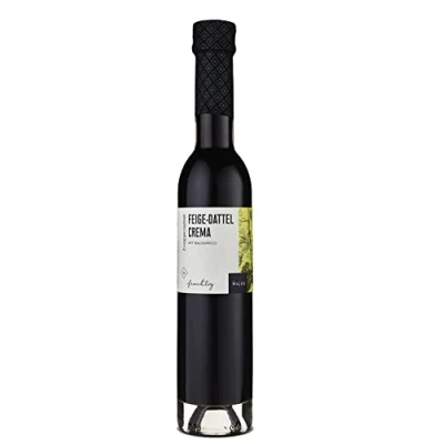 Abbildung von WAJOS Feige Dattel Crema mit Aceto Balsamico di Modena, Essig Zubereitung 250ml, 3% Säure