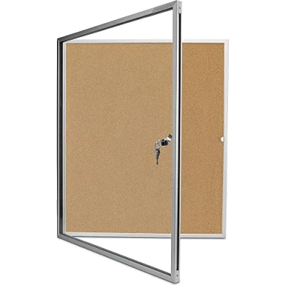 Abbildung von Magnetoplan Schaukasten SP 1215224 87x108,5cm 9xDIN A4 Aluminium braun