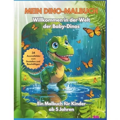 Abbildung von MEIN DINOMALBUCH: Willkommen in der Welt Baby Dinos
