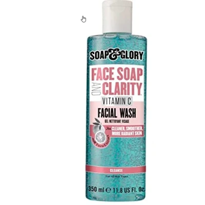 Abbildung von Soap &amp; Glory Gesichtsseife und Klarheit Vitamin C Gesichtswasser