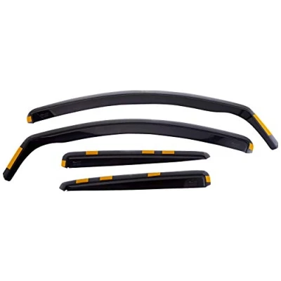 Abbildung von HEKO Towequipe 24257 Windabweiser für Nissan Qashqai ab 2007 5 Türer Schrägheck, vorne und hinten, 4 teilig