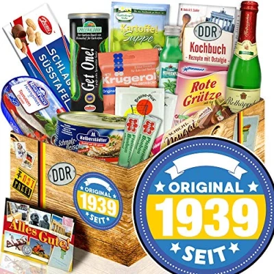 Abbildung von Original seit 1939 ++ Spezialitäten Ossi Paket Geschenke Geburtstag Frau