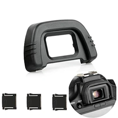 Abbildung von Fotover Augenmuschel Okularmuschel Okular Sucher für Nikon D7000 D750 D610 D600 D300 D200 D100 D90 D80 D70 D70s Kameras Ersetzt DK 21 mit Blitzschuhabdeckung(3 Stück)