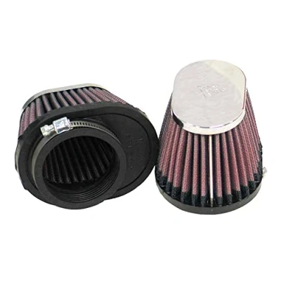 Abbildung von K&amp;N RC 0982 KFZ und Motorrad Universal Chrom Filter