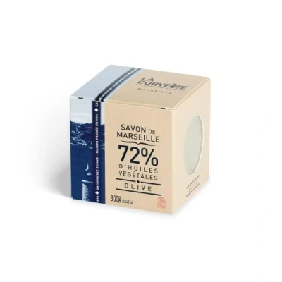 Abbildung von La Corvette, Seifenwürfel Marseille Olive in Karton, 300 g