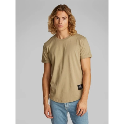 Abbildung von Calvin Klein Jeans Badge TURN UP Sleeve Tshirt basic, Herren, Größe: 3XL, Tree house