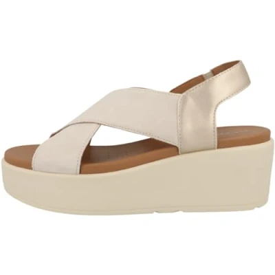 Abbildung von Geox D XAND 2.2S Keilsandalette, Damen, Größe: 40, light sand gold Schuhe