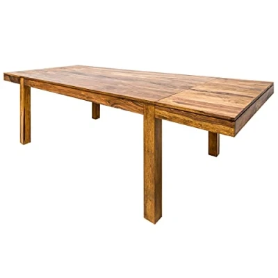 Abbildung von Invicta Interior Massiver Esstisch Lagos 160 240cm mit Ansteckplatten Sheesham Stone Finish Tisch Konferenztisch Holztisch