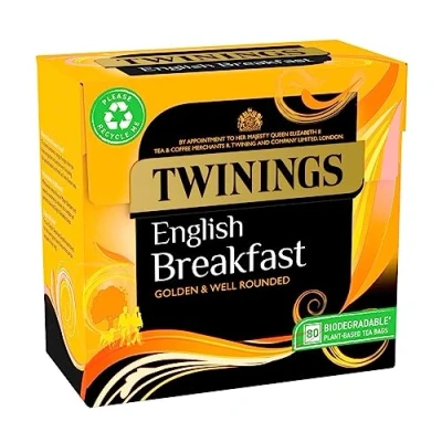 Abbildung von English Breakfast englischer Schwarztee schwarzer Tee aus England 80 Teebeutel importiert von Shestore24