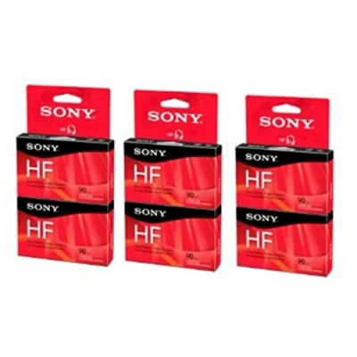 Abbildung von Sony 90 Minute HF Audio Tape (Rot, Cassette, Leerlaufspeichermedium, Audiokassette)
