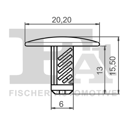 Abbildung von Clip, Zier /Schutzleiste FA1 33 10014.25