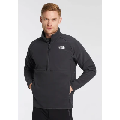 Abbildung von The North Face Glacier Heavyweight 1/2 ZIP Fleecepullover, Herren, Größe: XXL, Asphalt grey