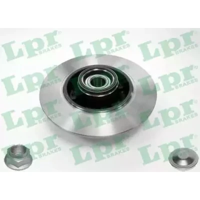 Abbildung von LPR R1055PCA Bremsscheibe 260 8 5 voll mit Radlagersatz, ABS Sensorring Zubehör RENAULT: SCENIC 3, MEGANE 3 Grandtour, GRAND