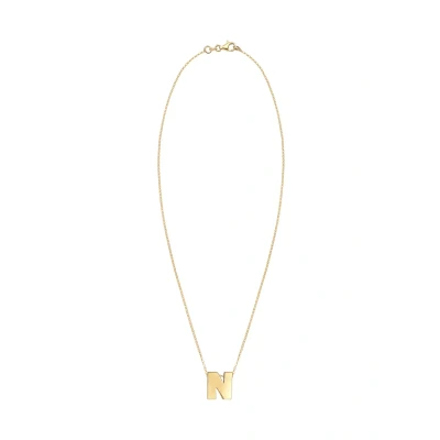Abbildung von Elli Initialen Trend Minimal Halskette goldcoloured, Damen, Größe: 45, Gold coloured