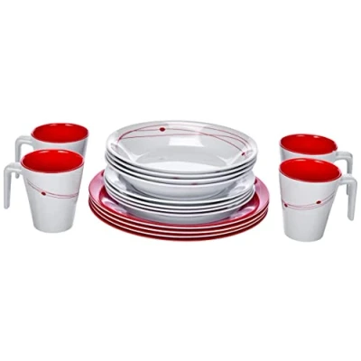 Abbildung von BRUNNER Melamin Set, kosmisch, 16 Stück Rutschfest