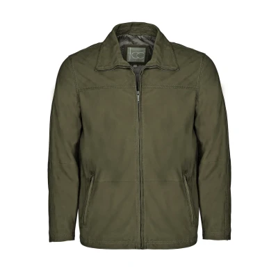 Abbildung von JCC Lederjacke, Herren, Größe: 50, Olive