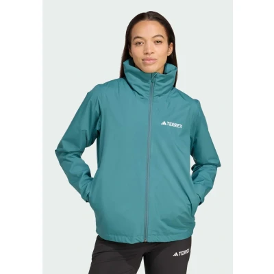 Abbildung von Adidas Terrex Outdoorjacke, Damen, Größe: XL, Preloved teal