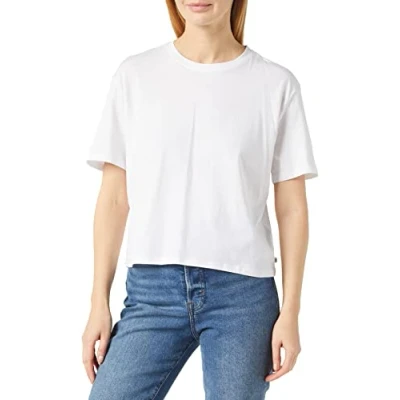 Abbildung von TOM TAILOR Denim Damen 1036935 Oversized Basic T Shirt, 20000 White, XL