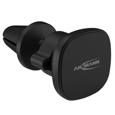 Abbildung von ANSMANN Handyhalter für PKW, LKW mit Magnet Auto Handy Halterung zur Befestigung am Lüftungsgitter Kfz Handyhalterung Magnethalter ideal als Zubehör Smartphone &amp; Navigationssystem