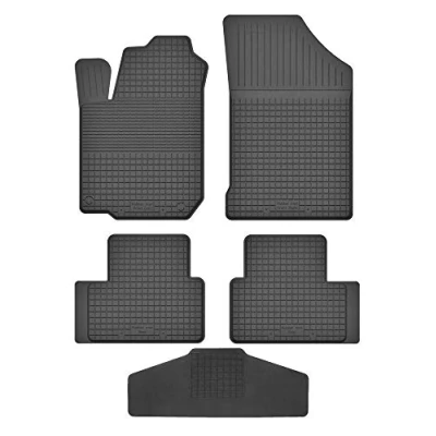 Abbildung von Fußmatten Vorne 2er Set für Nissan Qashqai 2 ab 2013 Gummi Gumimatten