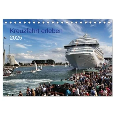 Abbildung von Kreuzfahrt erleben (Tischkalender 2025 DIN A5 quer), CALVENDO Monatskalender