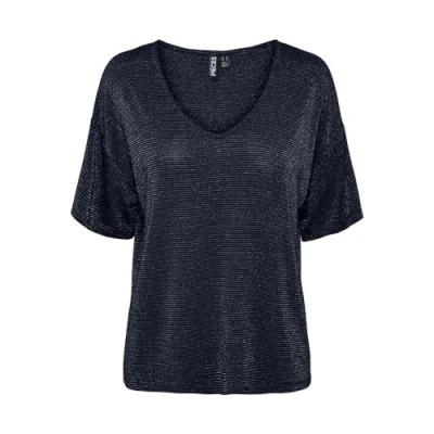 Abbildung von PIECES Pcbillo Oversized Tee Lurex Stripes Noos