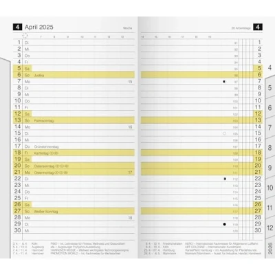 Abbildung von Rido Terminplaner 2025 Ersatzkalender M planer Register