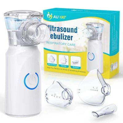 Abbildung von AU YAT Inhalationsgerät Maschine für Erwachsene, Wiederaufladbare Tragbare Inhaliergeräte Erwachsene und Kinder, Leise Inhalator Kinder