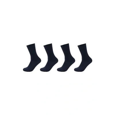 Abbildung von camano UNI 4ER PACK Socken, Größe: 35 38, Navy
