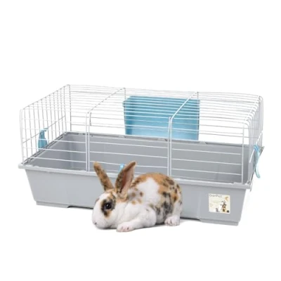Abbildung von GarPet Kleintierkäfig Kaninchenkäfig Hasenkäfig Meerschweinchen Käfig Hasenstall Nagerkäfig