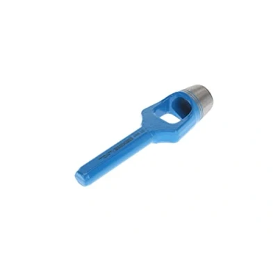Abbildung von GEDORE Henkellocheisen für weiche Materialen, Ø 31 mm, Gummi Leder Dichtungen Stoff, rund, 190 mm lang, Stanzeisen, 570031