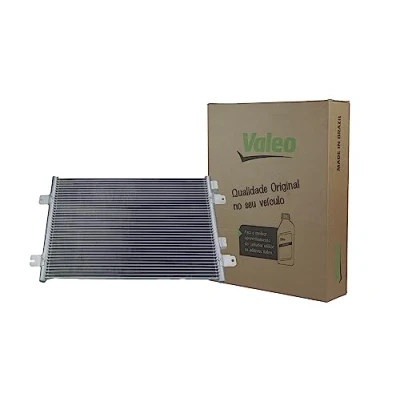 Abbildung von VALEO 814077 Klimakondensator mit Trockner Aluminium 393 R 134a DACIA: Sandero I, Logan I MCV