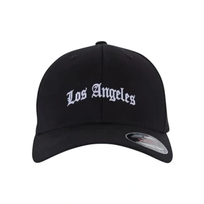 Abbildung von Mister Tee Unisex LOS Angeles Flexfit Cap, Größe: S/M, blk