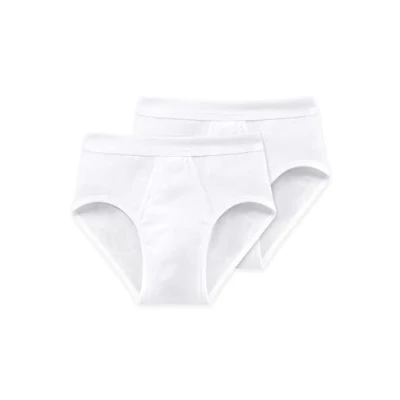 Abbildung von Schiesser Herren Slips, Feinripp, Weiß, 4er Pack (L / (6))