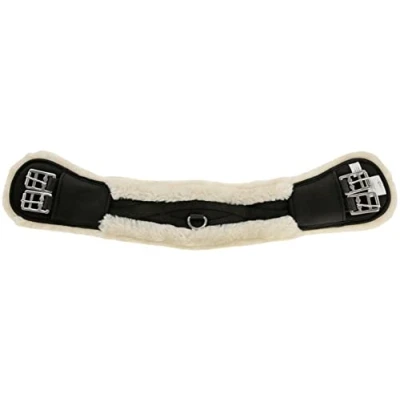 Abbildung von Covalliero Sattelgurt Faux Fur Schwarz 60cm