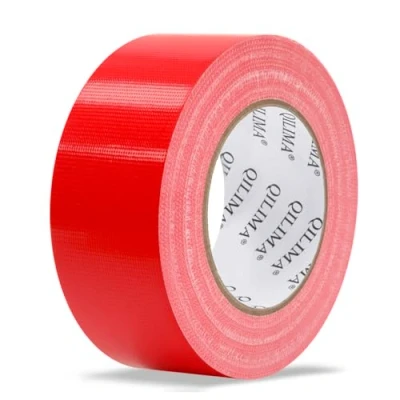 Abbildung von QILIMA Rotes Duct Tape Hochfester wasserdichter Duct,Professionelle Grade für Reparaturen, DIY, Handwerk, Indoor Outdoor
