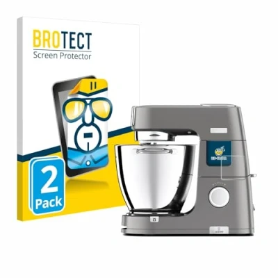 Abbildung von BROTECT (2 Stück Schutzfolie für Kenwood Titanium Chef Patissier XL Displayschutz Folie Ultra Klar