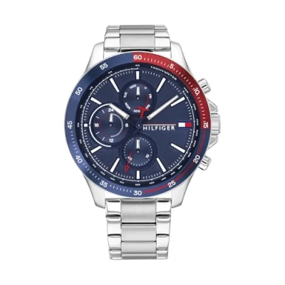 Abbildung von Tommy Hilfiger Multifunktionsuhr CASUAL, 1791718, Quarzuhr, Armbanduhr, Herrenuhr, Datum, Tachymeter, 12/24 Std. Anzeige