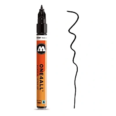 Abbildung von Molotow Permanentmarker One4All 127 HS EF nachfüllbar 1mm schwarz