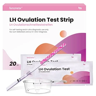 Abbildung von Femometer 20 Ovulationstest 25 miu/ml optimaler Sensitivität mit Urinbecher