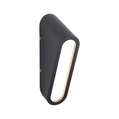 Abbildung von Paulmann LED Außen Wandleuchte &quot;Cliff IP44 64x116mm 3000K 9,5W 300lm 230V Anthrazit Aluminium&quot;, 1 flammig, seewasserresistent