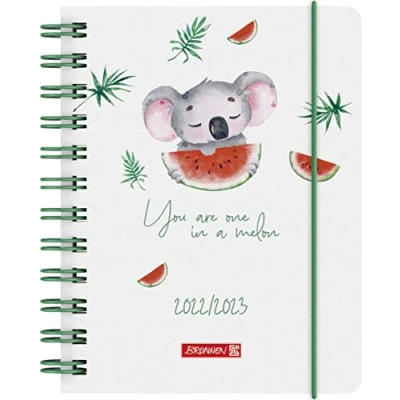 Abbildung von Brunnen Schülerkalender „Koala“ 2022/2023 A6 1 Seite = Tag: Tag, Sa. + So. auf einer Seite, 1071755033, Motiv: Koala