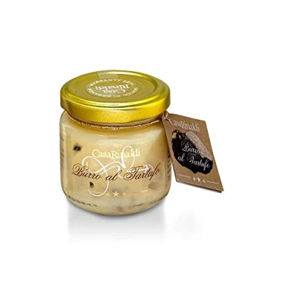 Abbildung von Casa Rinaldi Trüffelaromatisierte Butter, intensiver und aromatischer Geschmack, 70 g Glas