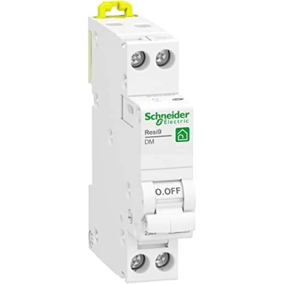 Abbildung von Schneider Electric R9PFC625 Resi9 Modular Schutzschalter 1P+N 25A C Kurve Kämmbare Leitungsschutzschalter XP