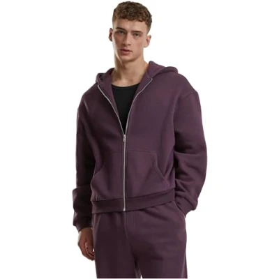 Abbildung von Urban Classics Sweatjacke, Herren, Größe: XL, Plumpurple